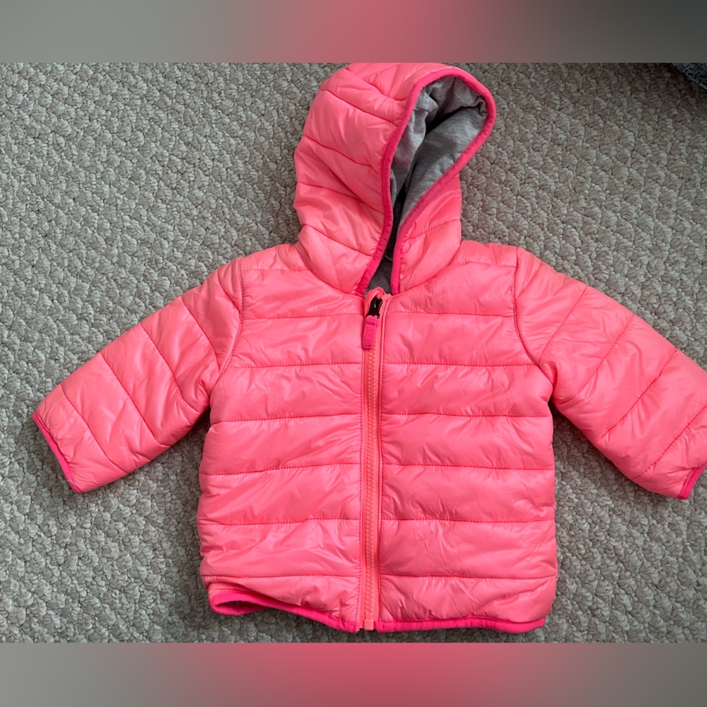 Baby girls Koala Kik lined puffer jacket